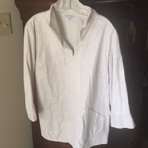 New Orleans shirt with silver stripes